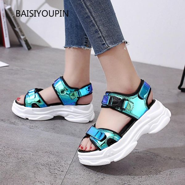 summer casual women sandals hook loop leisure 5cm platform good-quality shallow flat student female zapatos de mujer, Black
summer casual women sandals hook loop leisure 5cm platform good-quality shallow flat student female zapatos de mujer, Black