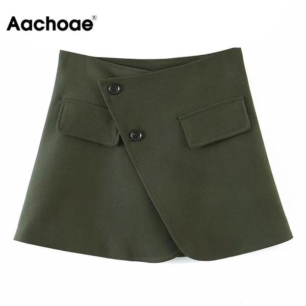 skirts aachoae chic women high waist streetwear solid corduroy skirt with buttons casual mini faldas mujer moda 2021, Black
skirts aachoae chic women high waist streetwear solid corduroy skirt with buttons casual mini faldas mujer moda 2021, Black