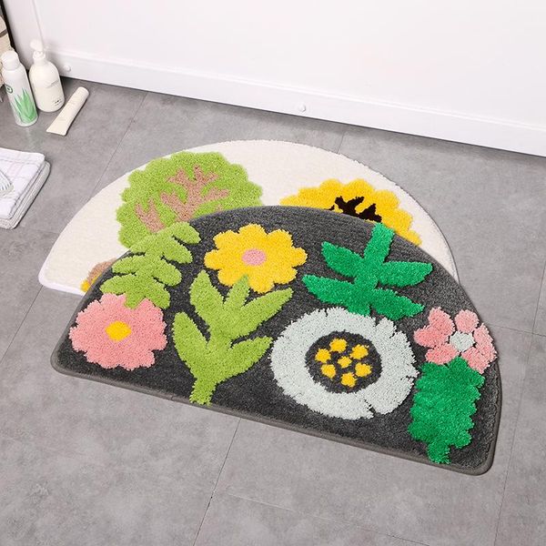 bath mats absorbent fiber bathroom non-slip floor quick-drying small semi-circular toilet entrance door carpets
bath mats absorbent fiber bathroom non-slip floor quick-drying small semi-circular toilet entrance door carpets