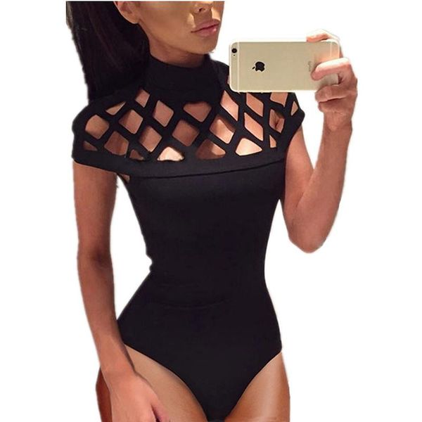 women's jumpsuits & rompers summer hollow out bodysuits mesh bodysuit high neck caged sleeve ladies playsuit women jumpsuit, Black;white
women's jumpsuits & rompers summer hollow out bodysuits mesh bodysuit high neck caged sleeve ladies playsuit women jumpsuit, Black;white