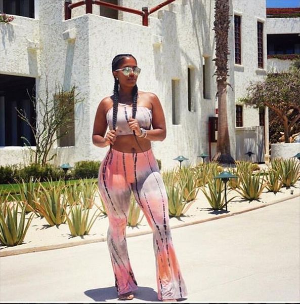 summer tie dye flare women tracksuits wide leg pants bra crop 2 piece set tracksuit laipelar clothes, Gray
summer tie dye flare women tracksuits wide leg pants bra crop 2 piece set tracksuit laipelar clothes, Gray