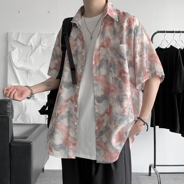 men's casual shirts summer short-sleeved fashion printed men streetwear loose flower mens hawaiian -2xl 2u16, White;black
men's casual shirts summer short-sleeved fashion printed men streetwear loose flower mens hawaiian -2xl 2u16, White;black