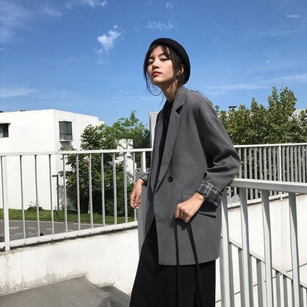 women's suits & blazers casual jacket women thin office lady lapel long sleeve coat suit easy cardigan solid color womens, White;black
women's suits & blazers casual jacket women thin office lady lapel long sleeve coat suit easy cardigan solid color womens, White;black