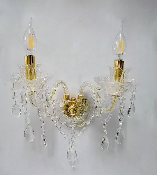 wall lamp european style k9 crystal 1/2/3 heads luxury bedroom bedside aisle ktv candle lights
wall lamp european style k9 crystal 1/2/3 heads luxury bedroom bedside aisle ktv candle lights