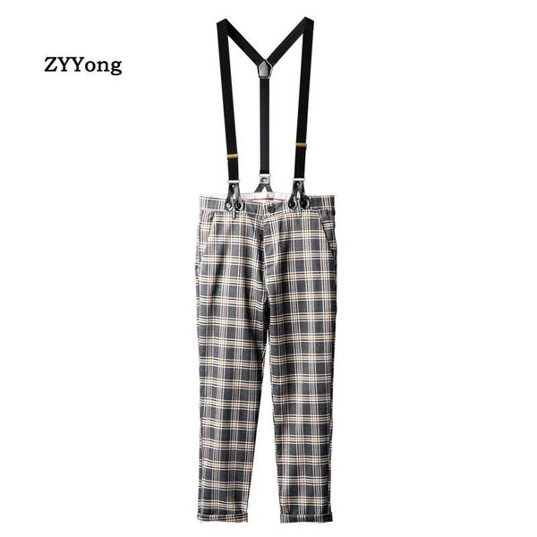 men's pants bib overalls fashion leisure gray lattice suit large size england gentleman style slim jumpsuits trousers, Black
men's pants bib overalls fashion leisure gray lattice suit large size england gentleman style slim jumpsuits trousers, Black