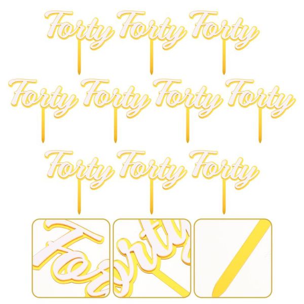 other festive & party supplies 10pcs diy acrylic cake ers creative forty word decor ornament
other festive & party supplies 10pcs diy acrylic cake ers creative forty word decor ornament
