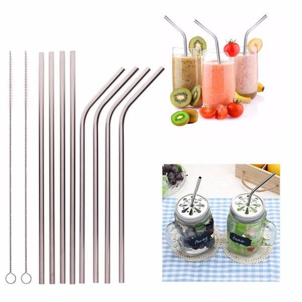 drinking straws 10/8//5/pcs/set reusable straw stainless steel metal with cleaner brush for mugs #271576
drinking straws 10/8//5/pcs/set reusable straw stainless steel metal with cleaner brush for mugs #271576
