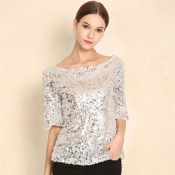 women's blouses & shirts in europe and america women sequin embroidery five-point sleeve loose casual shirt plus size yuzt, White
women's blouses & shirts in europe and america women sequin embroidery five-point sleeve loose casual shirt plus size yuzt, White