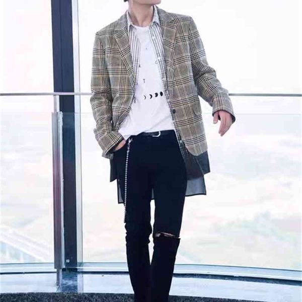 new black knife cut am's double knee pierced jeans, Blue
new black knife cut am's double knee pierced jeans, Blue