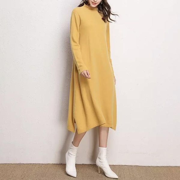 casual dresses autumn winter fashion solid simple knit long sleeve dress ladies streetwear loose women elegant o-neck warm, Black;gray
casual dresses autumn winter fashion solid simple knit long sleeve dress ladies streetwear loose women elegant o-neck warm, Black;gray