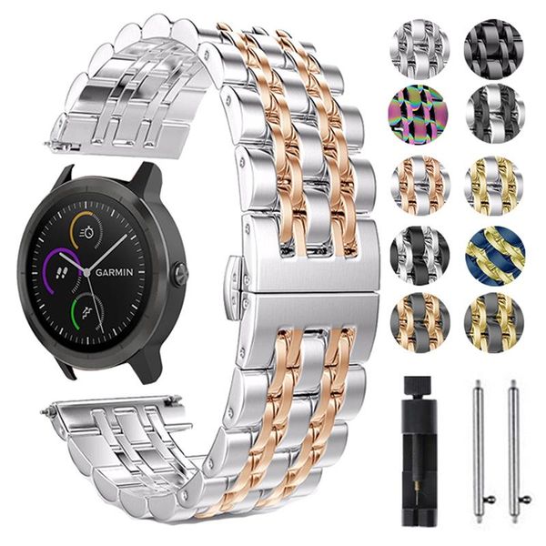 watch bands metal strap for garmin venu garminmove 3 garminactive s vivoactive 4 4s band stainless steel bracelet 20mm 22mm wrist watchbands, Black;brown
watch bands metal strap for garmin venu garminmove 3 garminactive s vivoactive 4 4s band stainless steel bracelet 20mm 22mm wrist watchbands, Black;brown