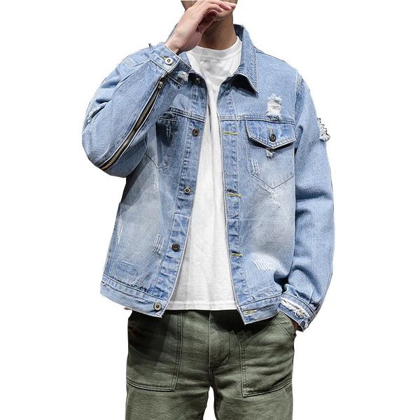 men's jackets solid casual slim mens denim jacket plus size 5xl bomber men cowboy jean coats chaqueta hombre, Black;brown
men's jackets solid casual slim mens denim jacket plus size 5xl bomber men cowboy jean coats chaqueta hombre, Black;brown