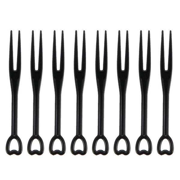 disposable flatware 500pcs plastic fruit picks heart cake and dessert forks party supplies for wedding birthday (black)
disposable flatware 500pcs plastic fruit picks heart cake and dessert forks party supplies for wedding birthday (black)