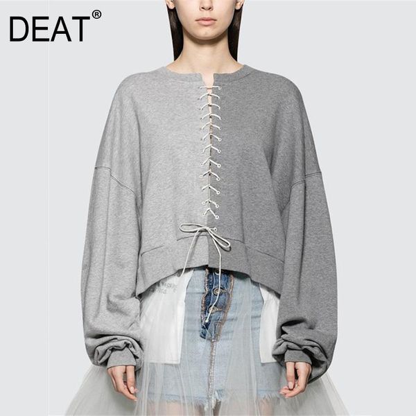 women's hoodies & sweatshirts deat grey bat long sleeve round neck cross strap tie color plus woman sweatshirt casual simple fashion 20, Black
women's hoodies & sweatshirts deat grey bat long sleeve round neck cross strap tie color plus woman sweatshirt casual simple fashion 20, Black