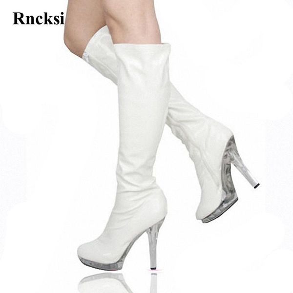 boots rncksi white women zip round toe party quee high heels shoes dress dance 13cm knee, Black
boots rncksi white women zip round toe party quee high heels shoes dress dance 13cm knee, Black