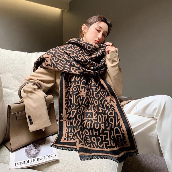 scarves cashmere scarf for women, , pompom, bandana, shawl, pashmina, winter female foulard bandana brand thick print scarve, Blue;gray
scarves cashmere scarf for women, , pompom, bandana, shawl, pashmina, winter female foulard bandana brand thick print scarve, Blue;gray