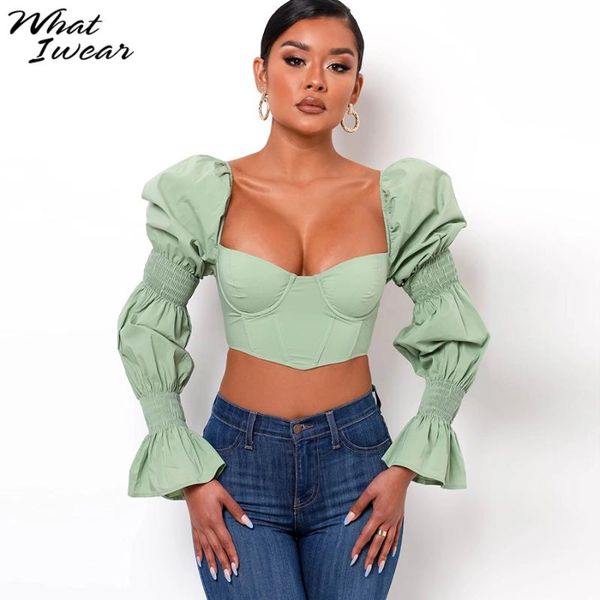 whatiwear 2021 women low collar puff long sleeves summer aesthetic simple comfortable casual elegant vintage style women's t-shirt, White
whatiwear 2021 women low collar puff long sleeves summer aesthetic simple comfortable casual elegant vintage style women's t-shirt, White