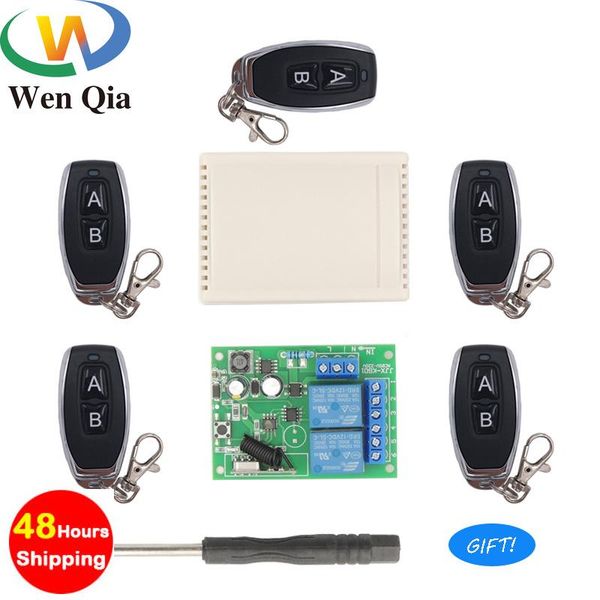 smart home control 433mhz universal wireless remote switch ac 85v ~ 250v 2ch relay receiver module rf transmitter motor lamp bulb smarthome
smart home control 433mhz universal wireless remote switch ac 85v ~ 250v 2ch relay receiver module rf transmitter motor lamp bulb smarthome