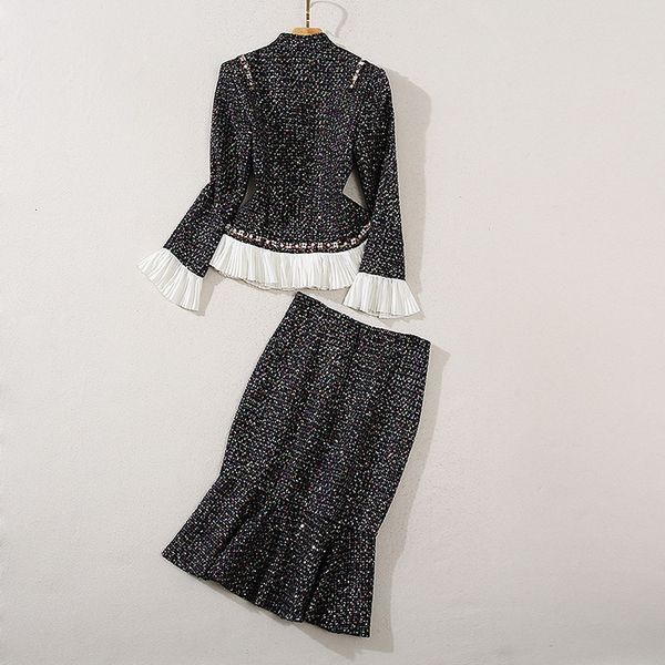 skirt autumn winter fashion 2 piece women lurex yarn patchwork beading deco jacket+midi wool skirt sets, White
skirt autumn winter fashion 2 piece women lurex yarn patchwork beading deco jacket+midi wool skirt sets, White