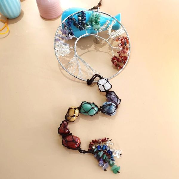 decorative objects & figurines handmade flower of life seven chakra hanging ornament natural amethyst agate gemstones spiritual meditation h
decorative objects & figurines handmade flower of life seven chakra hanging ornament natural amethyst agate gemstones spiritual meditation h