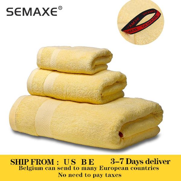 towel semaxe soft towels set 100%cotton,bath towel, hand towel,washcloth,highly absorbent, el quality for bathroom. yellow,sell
towel semaxe soft towels set 100%cotton,bath towel, hand towel,washcloth,highly absorbent, el quality for bathroom. yellow,sell