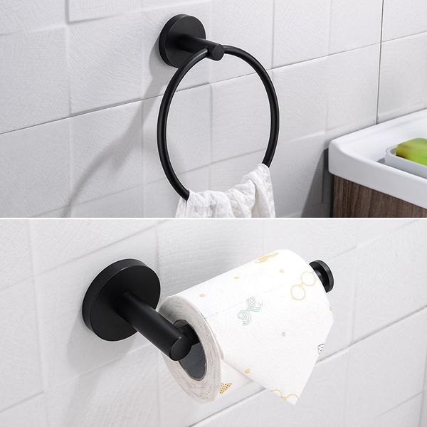 bath accessory set black bathroom accessories stainless steel toilet paper holder towel ring
bath accessory set black bathroom accessories stainless steel toilet paper holder towel ring