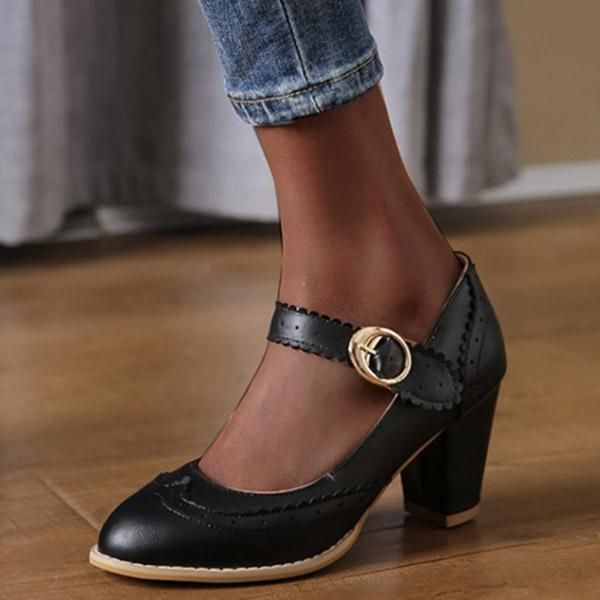 dress shoes eagsity mary jane high heel pumps pointed toe lady wedding cosplay office party dancing, Black
dress shoes eagsity mary jane high heel pumps pointed toe lady wedding cosplay office party dancing, Black