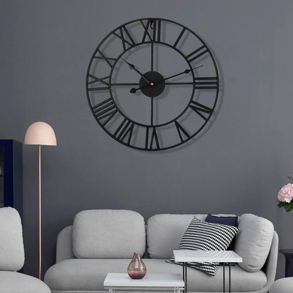 wall clocks 40/47cm 3d clock retro metal roman numeral iron round large outdoor garden home office decor classic industrial
wall clocks 40/47cm 3d clock retro metal roman numeral iron round large outdoor garden home office decor classic industrial