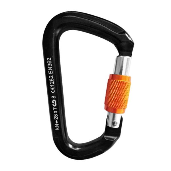 cords, slings and webbing ce 28kn aluminum screw locking carabiner for rescue climbing rappelling black
cords, slings and webbing ce 28kn aluminum screw locking carabiner for rescue climbing rappelling black
