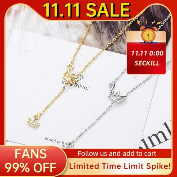 chains 11.11 sale 2021/11/11 anenjery 0:00 fans exclusive 99% off seckill princess crown pendant charm necklace s-n560, Silver
chains 11.11 sale 2021/11/11 anenjery 0:00 fans exclusive 99% off seckill princess crown pendant charm necklace s-n560, Silver