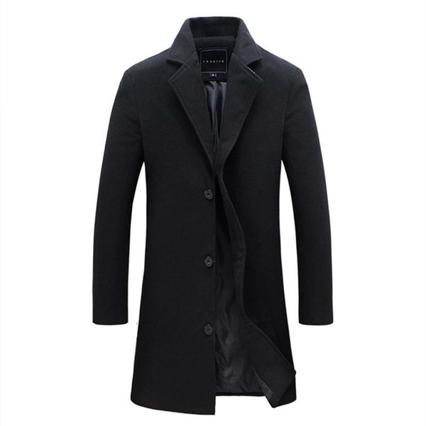 men's wool & blends winter cashmere coat turn-down collar long sleeve cardigan button solid slim korean style casual, Black
men's wool & blends winter cashmere coat turn-down collar long sleeve cardigan button solid slim korean style casual, Black