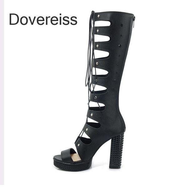 boots dovereiss fashion pointed toe elegant chunky heels white clear boot cool ladies knee high 42 43, Black
boots dovereiss fashion pointed toe elegant chunky heels white clear boot cool ladies knee high 42 43, Black