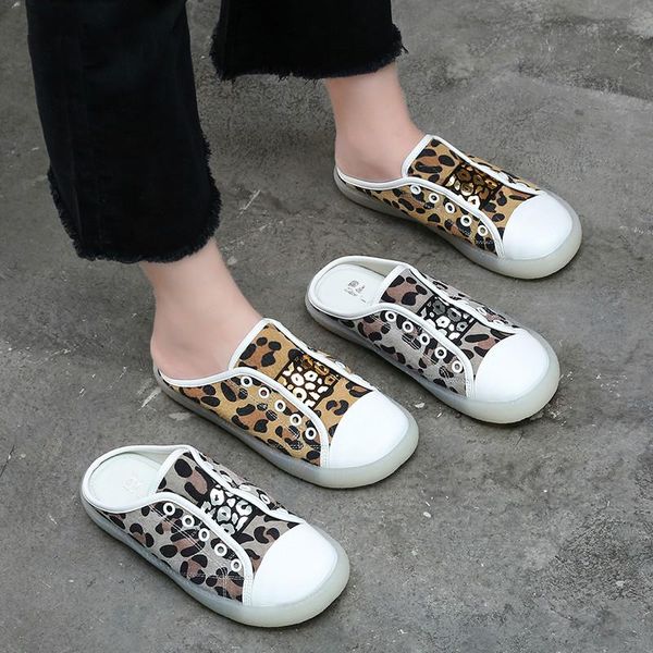 women leather flat with slippers wrap toe casual ladies leopard slides for woman outside summer soft bottom mules shoes, Black
women leather flat with slippers wrap toe casual ladies leopard slides for woman outside summer soft bottom mules shoes, Black