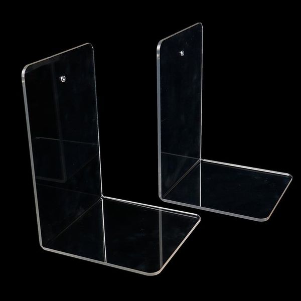 hooks & rails 1pc clear acrylic bookends l-shaped desk deskbook holder school stationery
hooks & rails 1pc clear acrylic bookends l-shaped desk deskbook holder school stationery