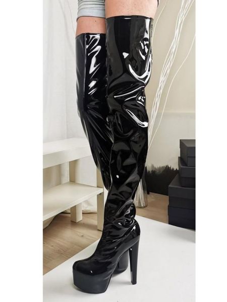 boots patent leather black thigh high platform super heel zipper 2021 winter women's runway dress ladies shoes
boots patent leather black thigh high platform super heel zipper 2021 winter women's runway dress ladies shoes