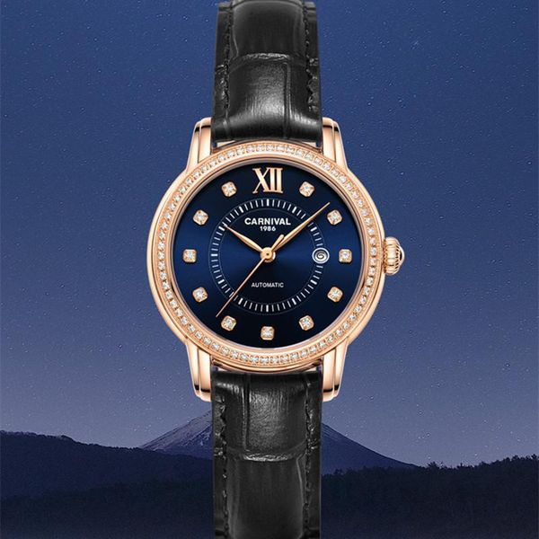 wristwatches carnival brand women fashion automatic watches ladies waterproof sapphire crystal mechanical wristwatch casual relogio feminino, Slivery;brown
wristwatches carnival brand women fashion automatic watches ladies waterproof sapphire crystal mechanical wristwatch casual relogio feminino, Slivery;brown