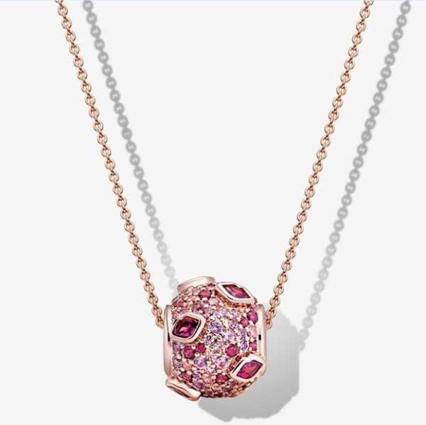 rose gold 18k sweet kiss pendant necklace shiny cz zircon bead chain suitable for pandora style jewelry fashion girl set gift, Silver
rose gold 18k sweet kiss pendant necklace shiny cz zircon bead chain suitable for pandora style jewelry fashion girl set gift, Silver