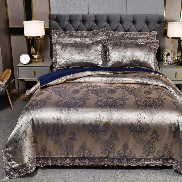 bedding sets drop wedding duvet cover set jacquard lace pillowcase (3pcs no bedsheet )european luxury gold grey color
bedding sets drop wedding duvet cover set jacquard lace pillowcase (3pcs no bedsheet )european luxury gold grey color