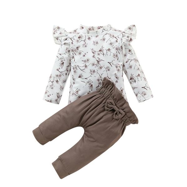 clothing sets 0-24m cute born baby girl long sleeve floral t-shirt bow pant trouser 2pcs autumn clothes set, White
clothing sets 0-24m cute born baby girl long sleeve floral t-shirt bow pant trouser 2pcs autumn clothes set, White