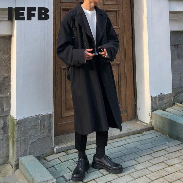 men's trench coats iefb spring and autumn 2021 off shoulder windbreaker mid long knee length korean trend handsome loose overcoat, Tan;black
men's trench coats iefb spring and autumn 2021 off shoulder windbreaker mid long knee length korean trend handsome loose overcoat, Tan;black