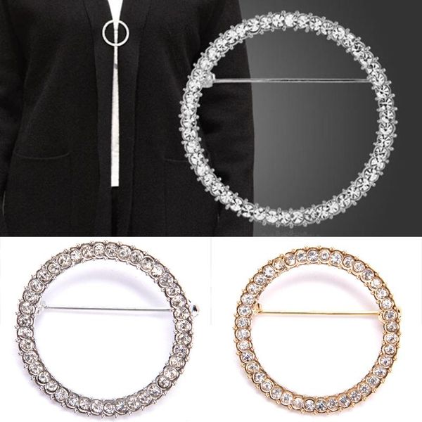 pins, brooches hollow circle rhinestone zircon brooch for women shawl clip scarves fashion crystal broche gift, Gray
pins, brooches hollow circle rhinestone zircon brooch for women shawl clip scarves fashion crystal broche gift, Gray