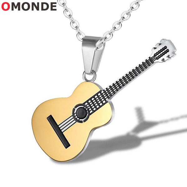 pendant necklaces hiphop golden silvery black guitar & pendants stainless steel musical jewelry for men women music lover accessories, Silver
pendant necklaces hiphop golden silvery black guitar & pendants stainless steel musical jewelry for men women music lover accessories, Silver