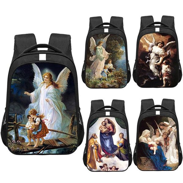 backpack angel watching over kids women travel bags virgin mary baby jesus rucksack children school for boys girls bookbag
backpack angel watching over kids women travel bags virgin mary baby jesus rucksack children school for boys girls bookbag