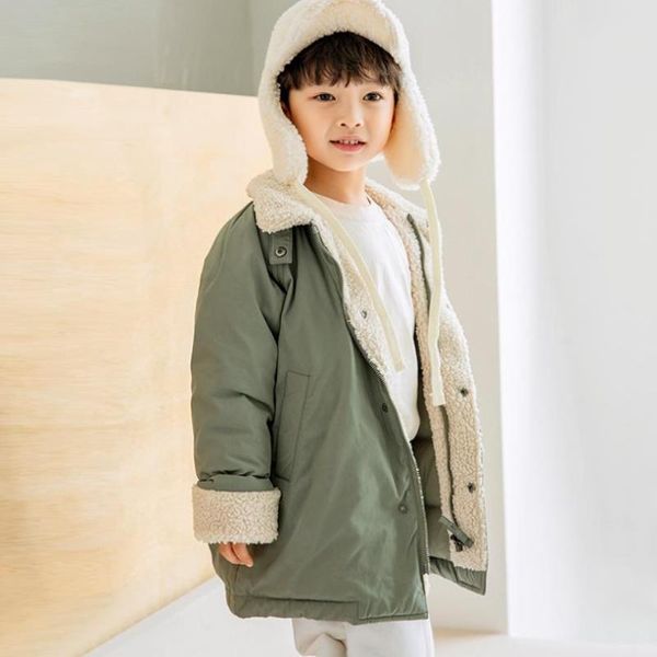 down coat winter lamb wool stitching tooling thicker warm loose casual outerwear kids clothes jacket for boys girls a713, Blue;gray
down coat winter lamb wool stitching tooling thicker warm loose casual outerwear kids clothes jacket for boys girls a713, Blue;gray