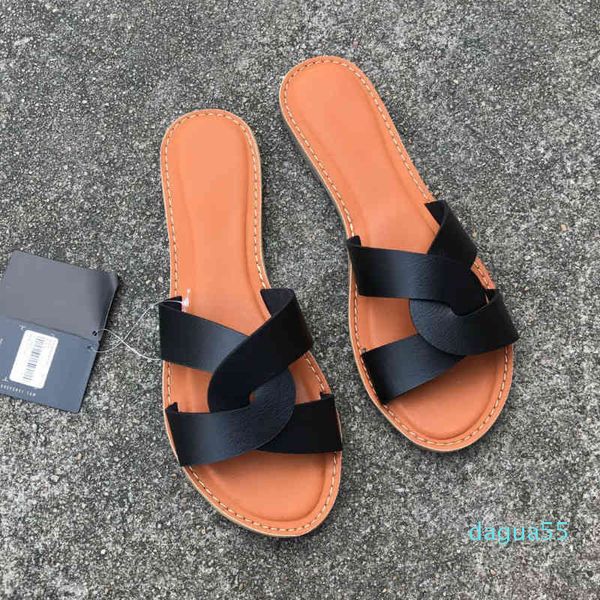 women sandalsleather interlocking, Black
