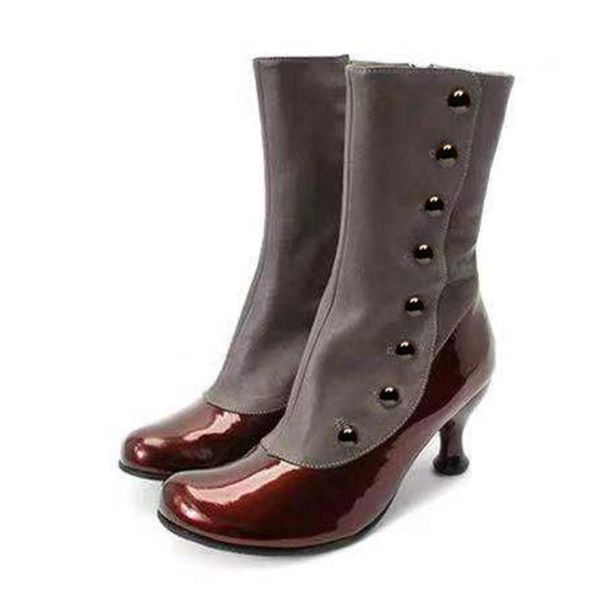 boots shoes woman fashion zapatos de mujer womens leather button wedges round toe cowboy slip-on zipper, Black
boots shoes woman fashion zapatos de mujer womens leather button wedges round toe cowboy slip-on zipper, Black