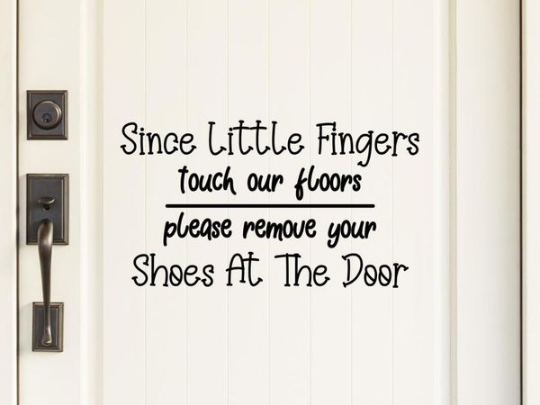wall stickers since little fingers touch our floors please remove your shoes at the door | decal playroom
wall stickers since little fingers touch our floors please remove your shoes at the door | decal playroom