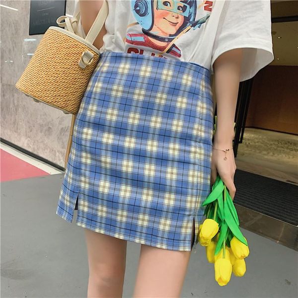skirts 2021 summer skirt women high waist mini vintage plaid preppy style kawaii split blue green pink black
skirts 2021 summer skirt women high waist mini vintage plaid preppy style kawaii split blue green pink black