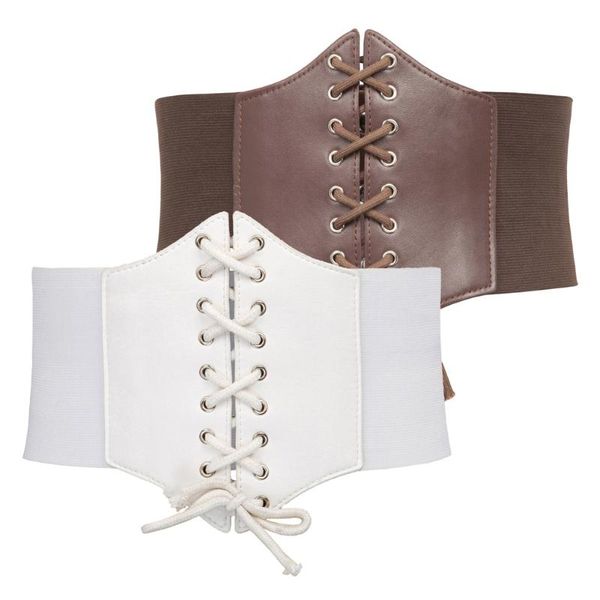 belts 2pcs-pack 19cm wide corset belt cincher stretchy elastic waist waistband vintage steampunk gothic clubwear party lady, Black;brown
belts 2pcs-pack 19cm wide corset belt cincher stretchy elastic waist waistband vintage steampunk gothic clubwear party lady, Black;brown