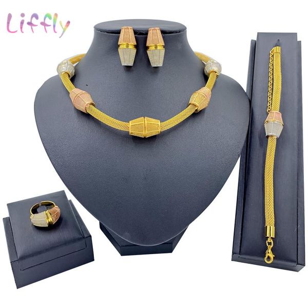 earrings & necklace dubai party tricolor bracelet ring jewelry nigeria charm bridal fashion sets wedding gift, Silver
earrings & necklace dubai party tricolor bracelet ring jewelry nigeria charm bridal fashion sets wedding gift, Silver